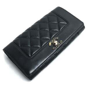 CHANEL Authentic Black Wallet